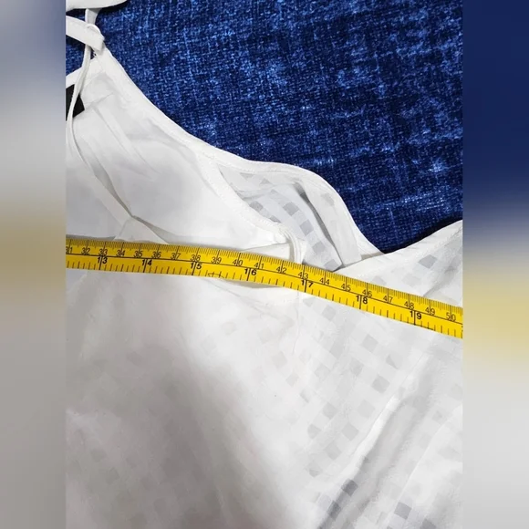 The Fifth Label White Open Shoulder Spaghetti Strap Blouse Small - Picture 5 of 8